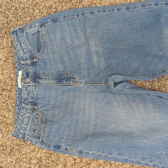PacSun light blue straight leg high rise mom jeans - Picture 2 of 11